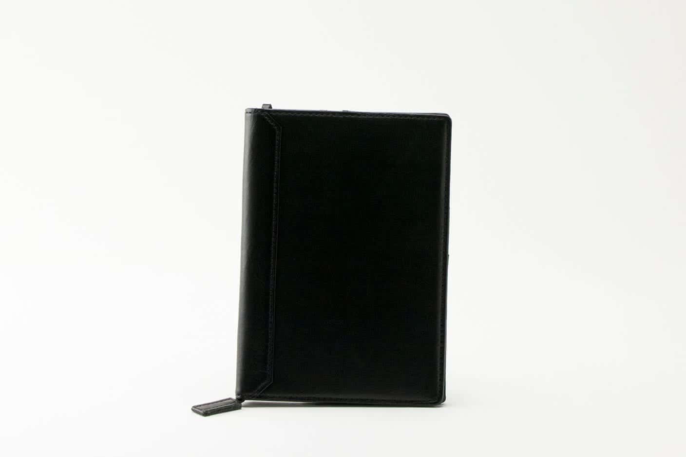 ビジネスレザーファクトリー ノートカバー 手帳カバー A6 ブラック