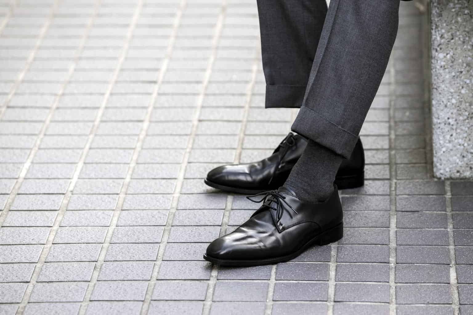 【チャーチ】プレーントゥ 外羽根［25.5相当］ブラウン ビジネス レザー 革靴