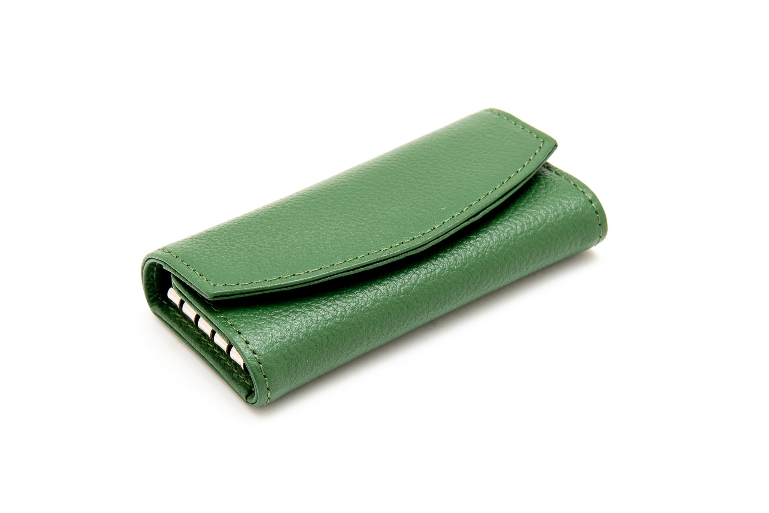 バレンシアガ 三つ折り財布 レター ウォレット 緑 グリーン - 折り財布
